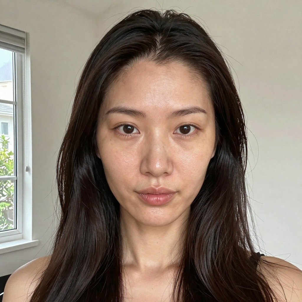 The customer's selfie